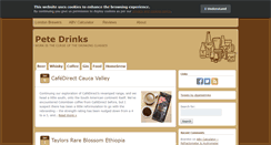 Desktop Screenshot of petedrinks.com