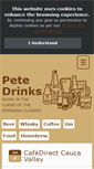 Mobile Screenshot of petedrinks.com